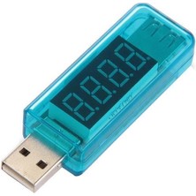 Tograt USB Voltmetre Ampermetre Ölçüm Cihazı - LED Göstergeli