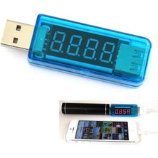 Tograt USB Voltmetre Ampermetre Ölçüm Cihazı - LED Göstergeli