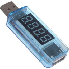 Tograt USB Voltmetre Ampermetre Ölçüm Cihazı - LED Göstergeli