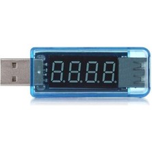 Tograt USB Voltmetre Ampermetre Ölçüm Cihazı - LED Göstergeli