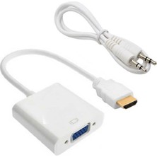 Tograt HDMI To VGA Ses Çıkışlı Dönüştürücü Adaptör