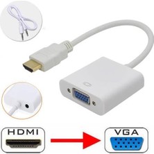 Tograt HDMI To VGA Ses Çıkışlı Dönüştürücü Adaptör