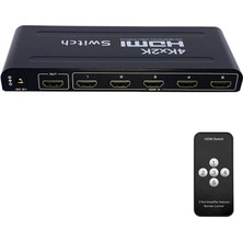 Tograt Kumandalı 4K HDMI Çoklayıcı 5 Port