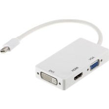 Tograt Mini Displayport To HDMI - VGA - DVI Dönüştürücüsü