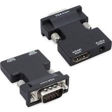 Tograt Ses Destekli HDMI To VGA Dönüştürücü