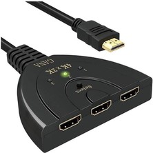 Tograt 4K 2160P 3 Port HDMI Çoklayıcı