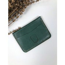 Troyder  Deri Erkek Kartlık Yeşil Design