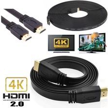 Tograt 4K Yassı HDMI 2.0 Kablo - 5 Metre