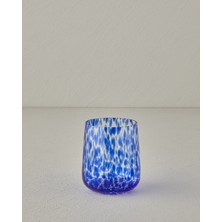 English Home Arzu Sabancı Torcello Cam El Yapımı Bardak 440 ml Koyu Mavi