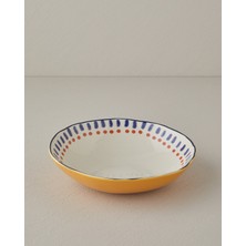 English Home Arzu Sabancı Mystery Stoneware Kase 25 cm Mavi-Terracotta