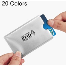 Songli 10 Adet Anti Rfid Cüzdan Engelleme Okuyucu Kilidi Banka Kartı Tutucu Kimlik Banka Kartı Durumda Koruma Metal Kredi Kartı Tutucu Alüminyum 20 Renk (Yurt Dışından)