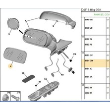 Psa Sağ Ayna Cam 407 (8151.GW-2611631002)