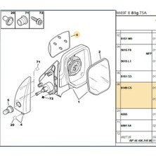 Psa Ayna Kapağı Partner (8149C5-V0060)