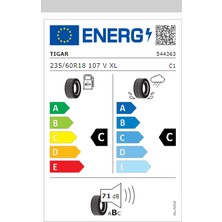 Tigar 235/60 R18 107V Xl Summer Tg Oto Yaz Lastiği ( Üretim Yılı: 2024 )