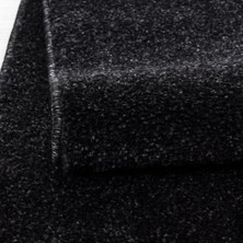 Carpettex Yuvarlak Yumuşak Kısa Havlı Modern Halı Düz Antrasit Renkli Halı