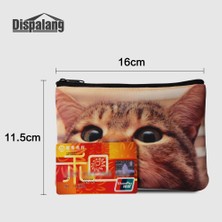 Songli Coin Purse9 Dispalang Kadın Sikke Çantalar Denim Baskılı Kadın Küçük Açık Havada Cüzdan Kızlar Fermuarlı Debriyaj Çocuk Mini Para Çantaları Anahtar Kılıfı (Yurt Dışından)