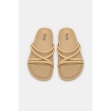 Penti Çizgili Terlik