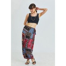 Clandestino Önden Katlamalı Şalvar Pantolon Pembe