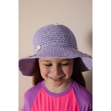Penti Kız Çocuk Daisy Lila Şapka