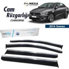 Mega Oto Market Fiat Egea Krom Cam Rüzgarlığı 2014- Sonrası