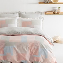 Puffy Romarin Çift Kişilik Ranforce Nevresim Seti - Blush