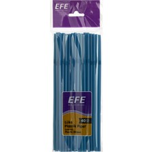 Efe Quality Of Life Lüks Plastik Pipet 40'Lı Paket Düz Renk Pipet Lu x ury Plastic Straws