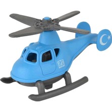 Let's Be Child Minik Helikopter Tekli Mavi