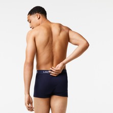 Lacoste Erkek 3'lü Lacivert Boxer 5H7686 166