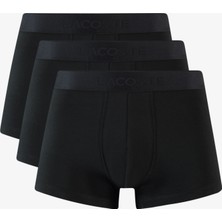 Lacoste Erkek3'lü Siyah Boxer 5H3407 031