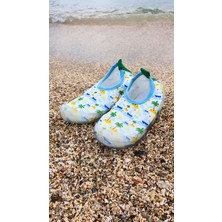 First Step Yeşil Erkek Çocuk Kaydırmaz Taban Deniz AYAKKABISI-F-7020