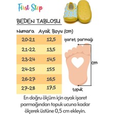 First Step Pudra Kız Çocuk Kaydırmaz Taban Deniz AYAKKABISI-F-7019