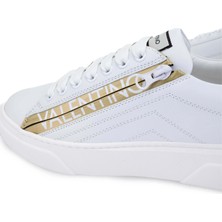 Mario Valentino Kadın  Deri Beyaz/altın Sneakers & Spor Ayakkabı 1040 91S3902 Bn Ayk Y24 Whıte/gold