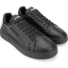 Mario Valentino Erkek  Deri Siyah Sneakers & Spor Ayakkabı 1040 92R2102 Erk Ayk Y24 Black