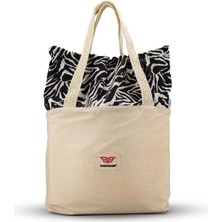 Tarrzzcom Dixie Kanvas Tote Bag Omuz Askılı  Kadın Omuz Çantası,Organik Keten Kumaş Kadın Omuz Çantası, Pamuk Kumaş Desenli  Büzgülü Kadın Çantası, Özel Hasır Işleme Askılı  Kadın Omuz Çantası