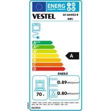 Vestel AF-861052 B Wıfı 69 Lt A Enerji Sınıfı Ankastre Fırın