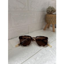 Macerati Vintage Oval Leopar Güneş Gözlüğü