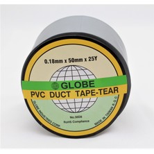 Globe Duct Tape .0.18X50X25YARDS. (Gri)