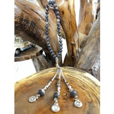 Gümüştel El Sanatları Sertifikalı Iyolit Doğal Taş Tesbih Aaa Kalite