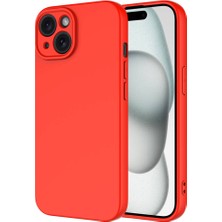 Voyo Apple iPhone 15 Renkli Silikon Kapak Kılıf Soft