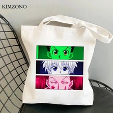 28609 Hunter x Hunter Alışveriş Çantası Tote Shopper Çanta Bolsa Çanta Kumaş Jüt Dokuma Tote Sacolas (Yurt Dışından)