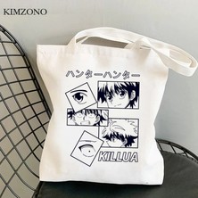 28609 Hunter x Hunter Alışveriş Çantası Tote Shopper Çanta Bolsa Çanta Kumaş Jüt Dokuma Tote Sacolas (Yurt Dışından)