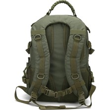 60L Siyah Adam Askeri Taktik Sırt Çantası Açık Su Geçirmez Kamp Avcılık Trekking Spor Çantası Softback Büyük Kapasiteli Ordu Molle Sırt Çantası (Yurt Dışından)