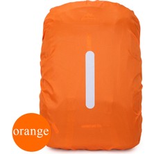 Orange Xs Yağmur Kılıfı Sırt Çantası Yansıtıcı Su Geçirmez Çanta Camo Taktik Açık Kamp Yürüyüş Tırmanma Çantası Toz Yağmur Kapağı 20/35/45/60/70L (Yurt Dışından)