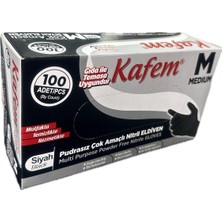 Kafem Pudrasız Çok Amaçlı Nitril Eldiven M 100ADETX20PAKET