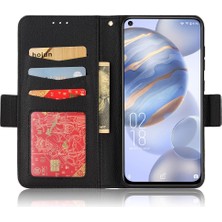 Mays Boutique Oukitel C21 Cüzdan Manyetik Yan Toka Pu Deri Kart Yuvaları Için Kılıf (Yurt Dışından)