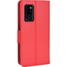 Mays Boutique Oukitel C21 Cüzdan Manyetik Yan Toka Pu Deri Kart Yuvaları Için Kılıf (Yurt Dışından)