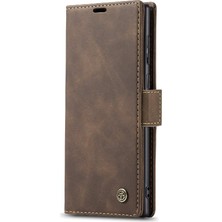 Mays Boutique Samsung Galaxy S23 Ultra Kılıf Için Flip Case Kart Yuvası Kickstand Flip Folio (Yurt Dışından)