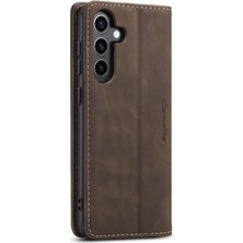 Mays Boutique Samsung Galaxy S24 Artı Manyetik Kapatma Darbeye Vintage Için Flip Case (Yurt Dışından)