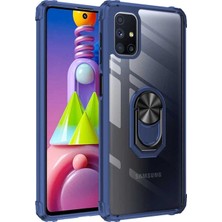 Megafox Teknoloji Samsung Galaxy M51 Uyumlu Kılıf Mola Kapak, Lacivert