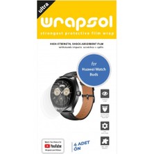 Wrapsol Huawei Watch Buds Akıllı Saat Ekran Koruyucu Poliüretan Film